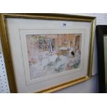 A FRAMED WILLIAM RUSSELL FLINT PRINT