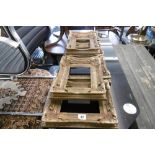 SIX GILT PICTURE FRAMES