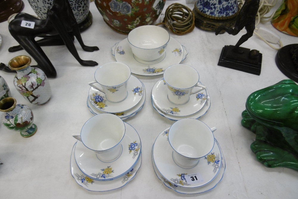 A WINDSOR PART TEA SET