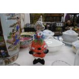 A MURANO CLOWN DECANTER