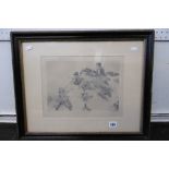 AFTER SIR WILLIAM ORPEN, A PHOTOGRAVURE PRINT "THE BOAT RACE",