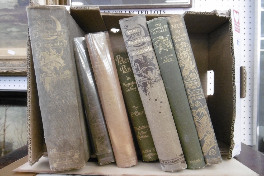 A SMALL COLLECTION OF ARTHUR RACKHAM ILLUSTRATED BOOKS INCLUDING 1908 COPY PETER PAN IN KENSINGTON