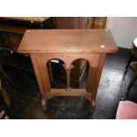 A PINE GOTHIC REVIVAL LECTERN