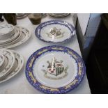 A PAIR OF ARMORIAL PLATES