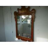 A CHINOSERIE STYLE WALL MIRROR