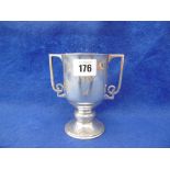 A HM SILVER TROPHY CUP