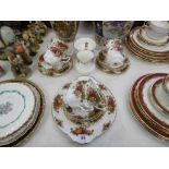A SIX PLACE ROYAL ALBERT OLD COUNTRY ROSE TEA SET