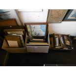 THREE BOXES OF PICTURES