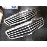 PAIR OF MERCEDES CAR GRILLS