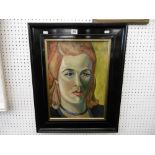 A FRAMED 1930'S WATER COLOUR BY A FRIEND AND PROTEGE OF FRANCIS BACON AND PABLO PICASSO,