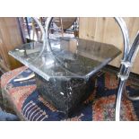 BLACK MARBLE TABLE