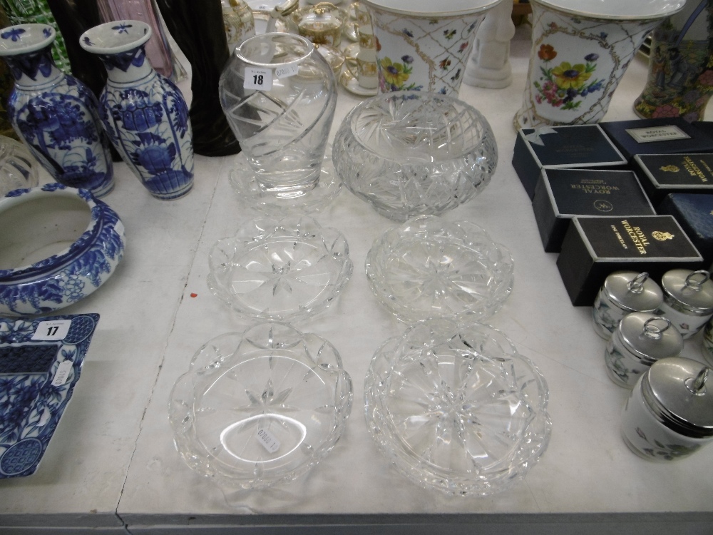 A QUANTITY OF BOHEMIAN GLASS