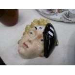 A BESWICK ART DECO MARLENE WALL MASK