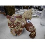 A VINTAGE KUTANI PORCELAIN DOG OF PHO