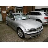 2004 (04) BMW 320i SE 5 SPEED, TITANIUM SILVER METALLIC WITH CHARCOAL CLOTH INTERIOR, 186,