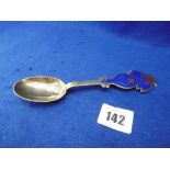 A MICHAELSON DANISH SILVER CHRISTMAS SPOON 1974