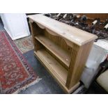 OPEN PINE BOOKCASE