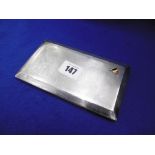 A HM SILVER CIGARETTE CASE BY ASPREYS WEIGHT 6-7/8 OUNCES 14 & HALF CM AND 8 CM (A/F) EMBELLISHED