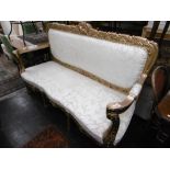 A GILT SOFA