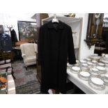 A CASHMERE NAVY LONG COAT HOUSE OF FRASER