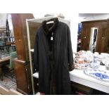 A BEAVER LINED COAT SIZE 18/20