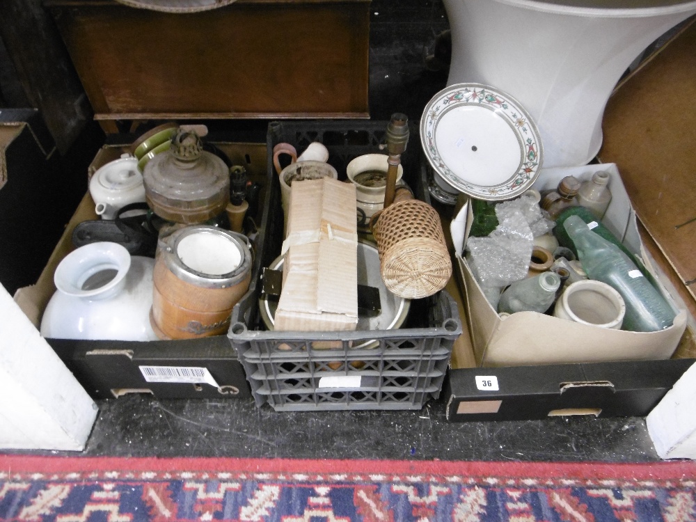 A QUANTITY OF ASSORTED CHINA POTTERY ETC