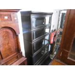 A FOUR SECTION GLOBE WERNICKE BOOKCASE