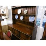 AN OAK DRESSER (CIRCA 1920) STAMPED MAPLES ON BACK