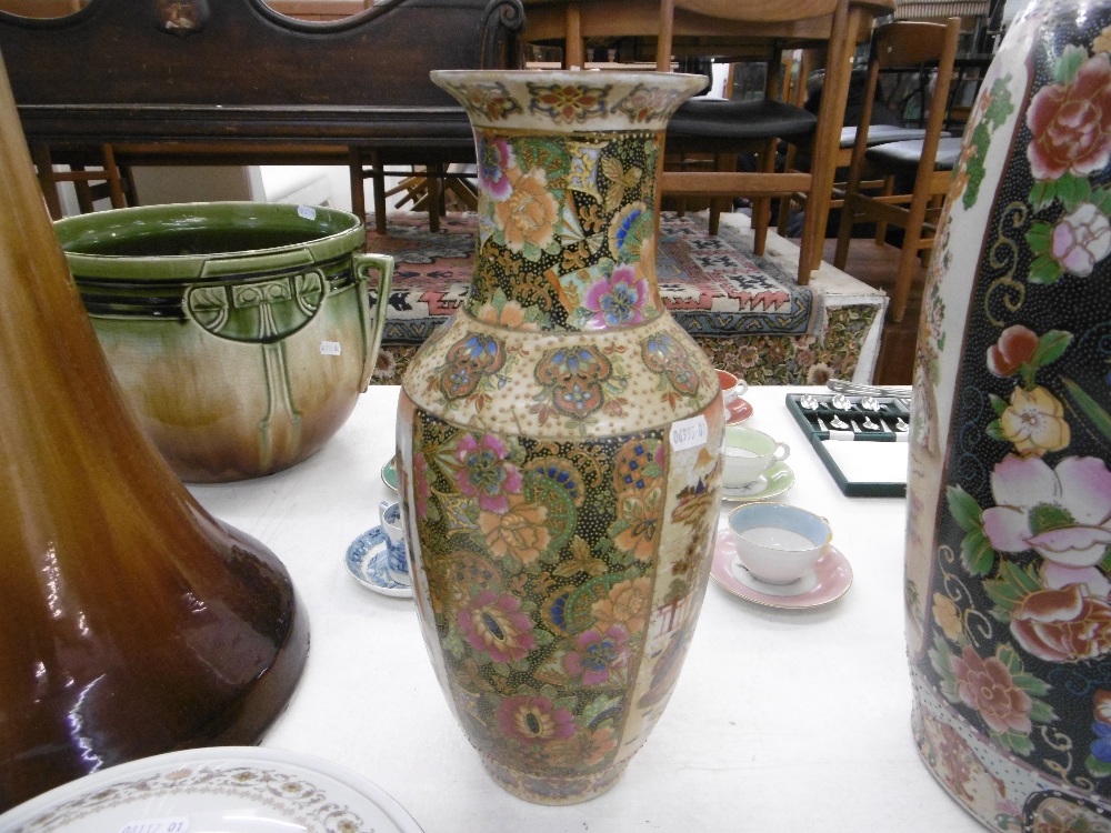 AN ORIENTAL VASE A/F