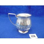 A GEORGE III PERIOD HALL MARKED SILVER MUG SILVERSMITH PETER AND WILLIAM BATEMAN LONDON 1814