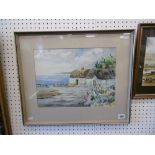 A FRAMED WATERCOLOUR, S WHEELER,