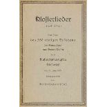 Deutschland - Berlin - - Klosterlieder 1826-1924. Zur Feier des 350jährigen Bestehens des Gymnasiums