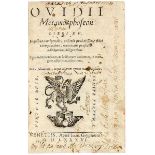 Ovidius Naso, Publius. Metamorphoseon libri XV. Inquibus corrigendis, collatis probatissime fidei