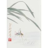 Chinesische Farbholzschnitte - - Tschi Pai-Schi (Qi Baishi). Yong Baocai xin-zhi-shih jien-pu (