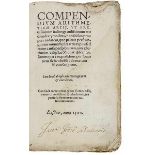 Scheubel, J. Compendium arithmeticae arte. Basel, J. Kuendig (Parcus) für J. Oporinus, 1560. 193