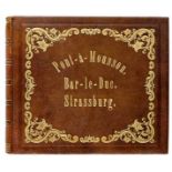 Deutsch-Französischer Krieg 1870-71 - - Pont-à-Mousson. Bar-le-Duc. Strasbourg (Deckeltitel).