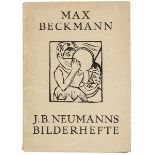 Beckmann, Max - - Neumann, J. B. (Hg.). Max Beckmann. Mit Original-Lithographie "Mädchen mit