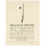Bauhaus - - Bauhaus-Drucke. Neue europäische Graphik. Original-Werbeprospekt für die Mappe. Unter
