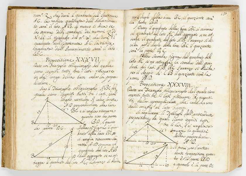 Arithmetica. Geographia. Sfera. Trigonometria (...). Italienische Handschrift auf Papier. Mit - Image 2 of 3