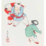 Asien - China - - Tschi Pai-Schi (Qi Baishi). Yong Baocai xin-zhi-shih jien-pu (Bildersammlung des