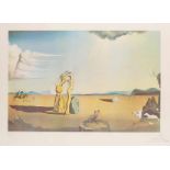 Dali, Salvador. Savage Beasts in the Desert (Little Animal Kingdom). Farblithographie auf Velin d'