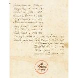 Arithmetica. Geographia. Sfera. Trigonometria (...). Italienische Handschrift auf Papier. Mit