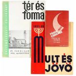 Typographie - - Sammlung von 9 Schriften bzw. Kleinschriften zur ungarischen modernistischen