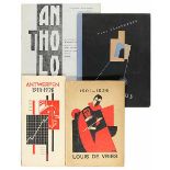 Typographie - - Sammlung von 12 Schriften bzw. Kleinschriften zur belgischen modernistischen