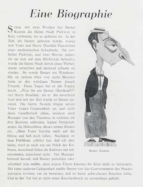 Film - - Buster Keaton der Matrose. Premierenprogramm vom UFA-Palast am Zoo zur deutschen - Image 2 of 3