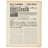 Göhl, Josef (Hg.). Erotik. 10-Groschen-Monatsschrift. Jg. I, Hefte 2 (in 1. und 2. Auflage) und 3