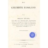 Europa - Russland - - Strahl, Philipp. Das gelehrte Russland. Leipzig, Fleischer, 1828. XX, 514