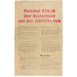 Weltkrieg 1939-1945 - - Drei Maueranschläge vom Ende des Zweiten Weltkriegs und aus der Zeit der