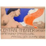 Plakate - - Central-Theater Dresden. Eröffnungsvorstellung Montag, den 21. Nov. 1898.