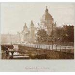 Architektur - - Hoffmann, Ludwig. Ansichten vom Reichsgerichtsbau zu Leipzig. 66 Original-